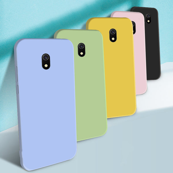 For Xiaomi Redmi 8A Case Bakeey Smooth Liquid Silicone Rubber Back Cover Protective Case