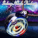 Cosmic Glass Starry Sky Glass Pendant  Men And Women