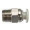 Creality 3D 5PCS Silver 1/8 Teeth Thread Nozzle Quick Direct Connector For 3D Printer