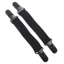 2Pcs Elastic Motorcycle Biker Trouser Ends Boot Straps Clips