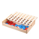 Connect Four 4 In A Row Indoor Family Party Game Rubber Wooden Toys Kids Educational Toys Gift
