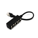 RJ45 Y Splitter Ethernet Cable Adapter 1 Male To 3 Female Port LAN Networking Cable