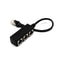 RJ45 Y Splitter Ethernet Cable Adapter 1 Male To 3 Female Port LAN Networking Cable