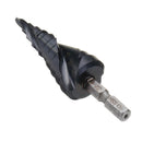 Drillpro HRC89 M35 Cobalt Step Drill Bit 4-22mm/5-21mm TiAlN Coated Step Drill 1/4 Inch Hex Shank