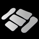5pcs/Set Photographic Dental Intraoral Mirror Reflector Lingual Buccal Mouth Mirrors 2-sided Rhodium for The Dental Clinic Tools
