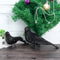 Raven Halloween Party Crow Bird Decorations Prop Stuffed Feather Blackbird Decor