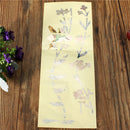 Guitar Bass Inlay Fretboard Sticker Marker DIY Fret Decal Butterfly over Flower