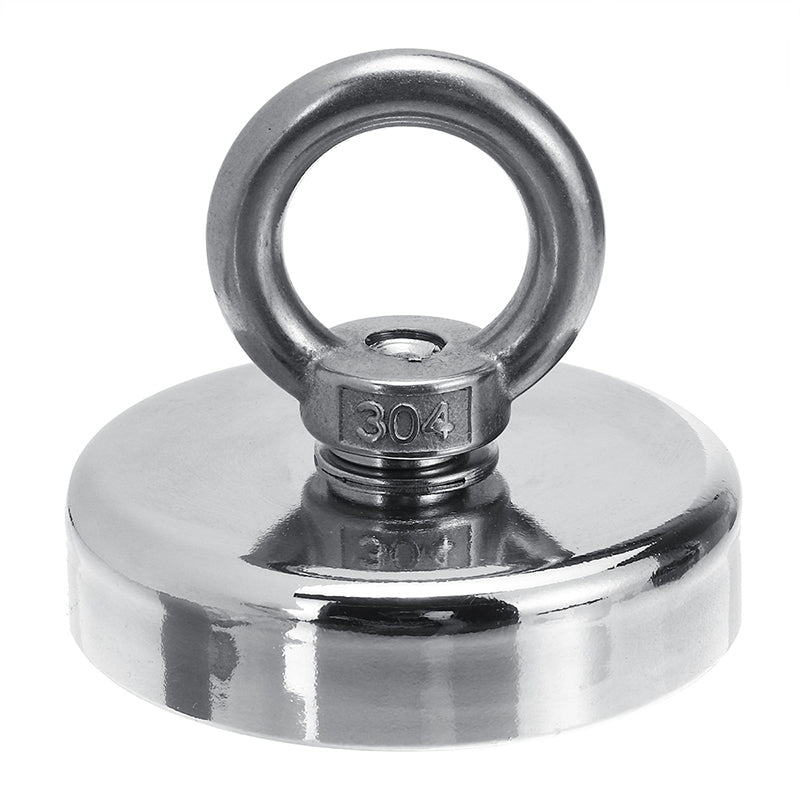 35-600KG Neodymium Fishing Salvage Recovery Magnet + 10M Rope For Detecting Metal Treasure