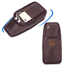 Men Leather Chest Bag Shoulder Bag Outdoor Travel Cross Body Messenger Bag