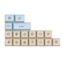 KBDfans Moon Landing Mars Keycaps XDA Sublimation PBT Two Color 121 Keys Mechanical Keyboard Keycap