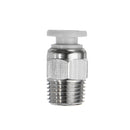 10pcs Creality 3D Silver 1/8 Teeth Thread Nozzle Quick Direct Pneumatic Connector For 3D Printer
