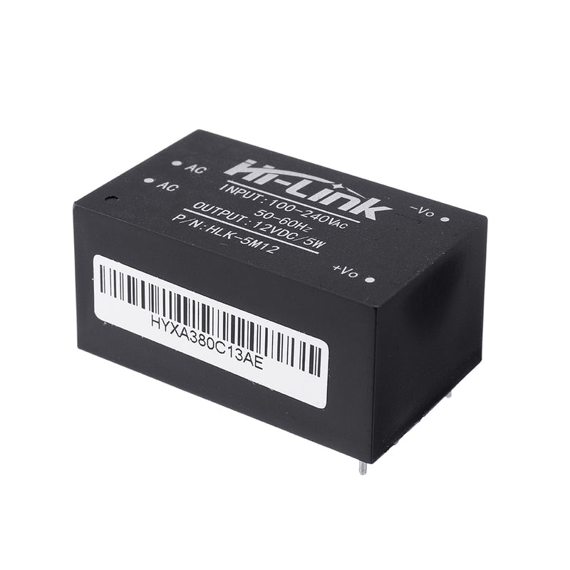 HLK-5M12 AC 100-240V to DC 12V 5W AC-DC Low Ripple Switching Power Supply Module Power Step Down Buck Regulator