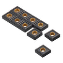 Drillpro 10pcs CNNMG120408 MS CVD Turning Tool Carbide Insert for DCLNR/L