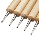 Ball Stylus Dotting Tools Clay Pottery Modeling Carving Rock Ceramics Painting Kit