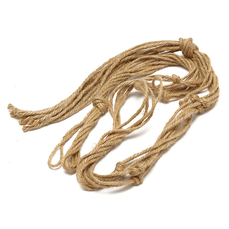 Handmade Macrame plant hanger hanging planter basket jute weave rope craft  Decorations