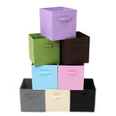 Foldable Fabric Storage Bin Collapsible Cube Box Home Office Clothes Organizer Desktop Organizer