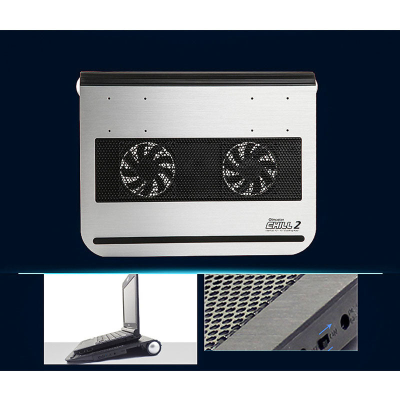 OImaster OI-CP-1006 Notebook Cooler Portble Laptop Cooling Base Multipurpose Tablet Phone Cooling Pad USB Laptop Cooler
