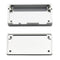 Ultra-thin ZV1 CNC Aluminum Alloy Protective Case with Screwdriver for Raspberry Pi