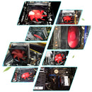 PCCOOLER 80mm 3 Pin DC 12V CPU Cooling Fan Hydraumatic Cooler Heatsink for Intel AMD