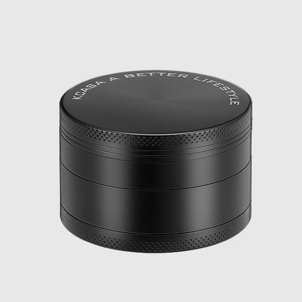 KCASA KC-XS02 Four Piece Forage Herb Grinder Metal Spice Crusher Zinc Alloy Pollen Catcher