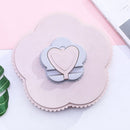 Petal-Shape Rotating Candy Storage Box Flower Petal Shaped Dried Fruit Plat