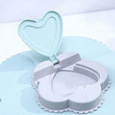 Petal-Shape Rotating Candy Storage Box Flower Petal Shaped Dried Fruit Plat