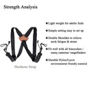 Binocular Chest Harness Strap Adjustable Double Shoulder Strap for Cameras RP2Z6