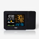 FanJu FJ3391 Weather Station Alarm Clock with Projection Weather Monitor Calendar Backlight Desk Clock