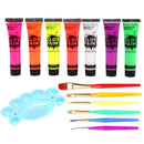 14 Pieces / Set Of Body Art Paint Luminous Human Body Paint Pigment Neon Fl