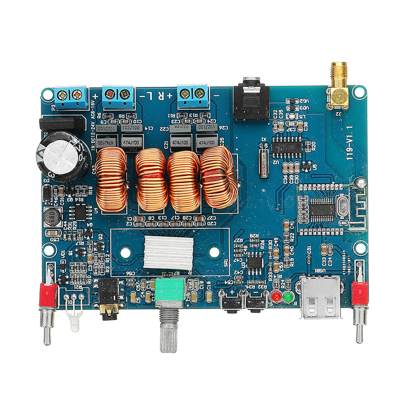 DC12-24V/AC8-16V Wireless bluetooth 4.2 2 Channel Stereo Digital Power Amplifier Board
