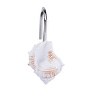 12Pcs/Pack Barthroom Shower Curtain Hooks Set for Shower Rod Beach Themed Starfish Shell Seashells Hook
