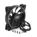 PCCooler 12V DC 12cm Both Side RGB Light Computer Case Cooling Fan D Port 4Pin PC Cooler Heatsink