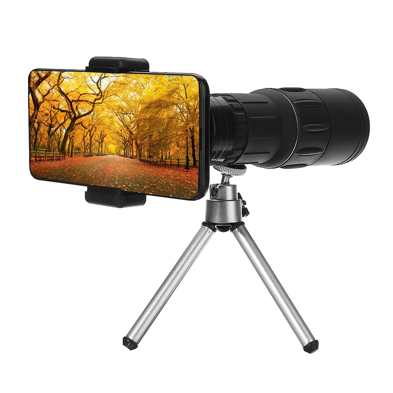 40X60 Monocular Telescope Outdoor Camping Hiking Traveling Wide Angle HD Night Vision Monocular with Tripod + Clip