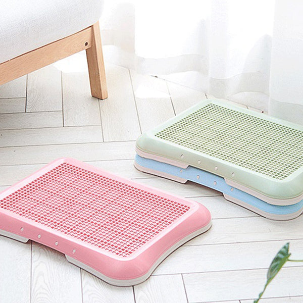 Plastic Pet Dog Detachable Indoor Toilet Training Pad Toilet Box Tray for D