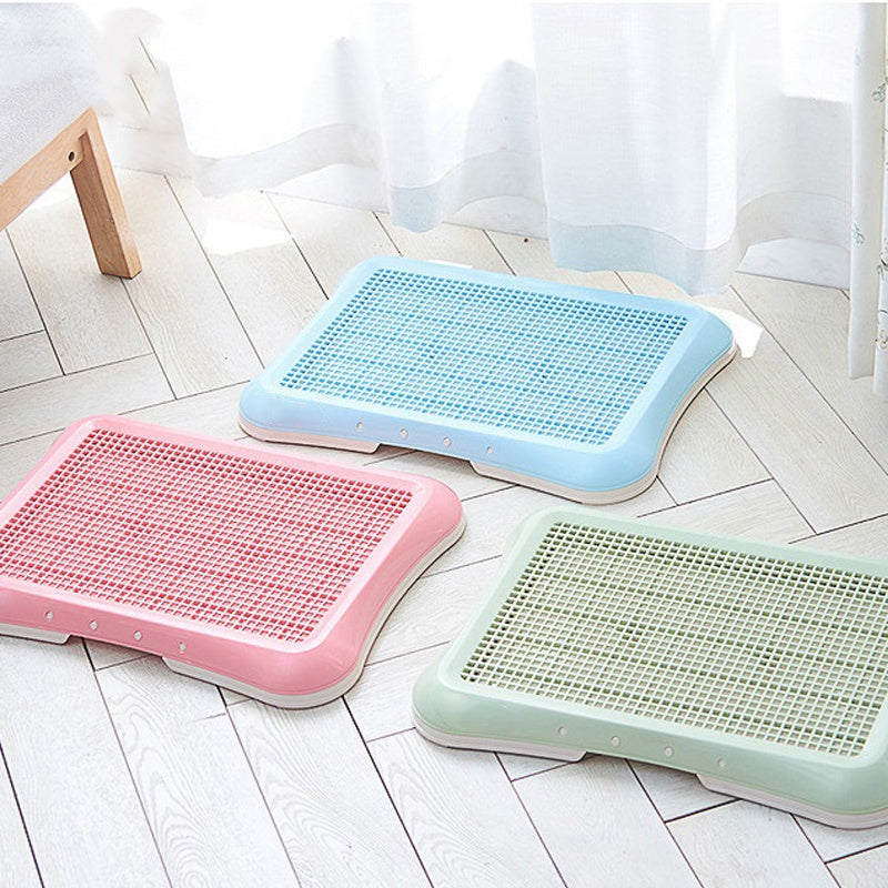 Plastic Pet Dog Detachable Indoor Toilet Training Pad Toilet Box Tray for D