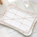 Plastic Pet Dog Detachable Indoor Toilet Training Pad Toilet Box Tray for D
