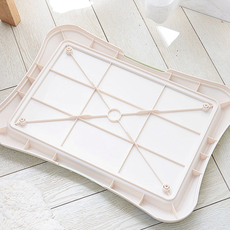 Plastic Pet Dog Detachable Indoor Toilet Training Pad Toilet Box Tray for D