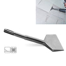 Sds Plus Shank 3-In Wide Electric Hammer Chisel Angled Heavy Duty Bent Tile
