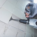 Sds Plus Shank 3-In Wide Electric Hammer Chisel Angled Heavy Duty Bent Tile