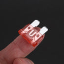 100Pcs Medium Car Fuses 2A 3A 5A 7.5A 10A 15A 20A 25A 30A 40A + Clip Amp wi