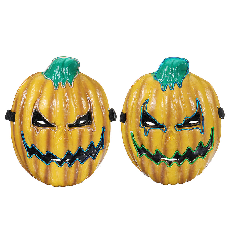 Halloween LED Light Mask Pumpkin Masks Carnival Night Cosplay Costume Prop Decor