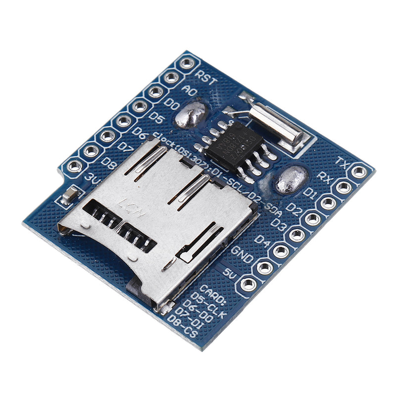 Geekcreit DataLog Shield For WeMos D1 Mini RTC DS1307 Micro SD with Pin Headers