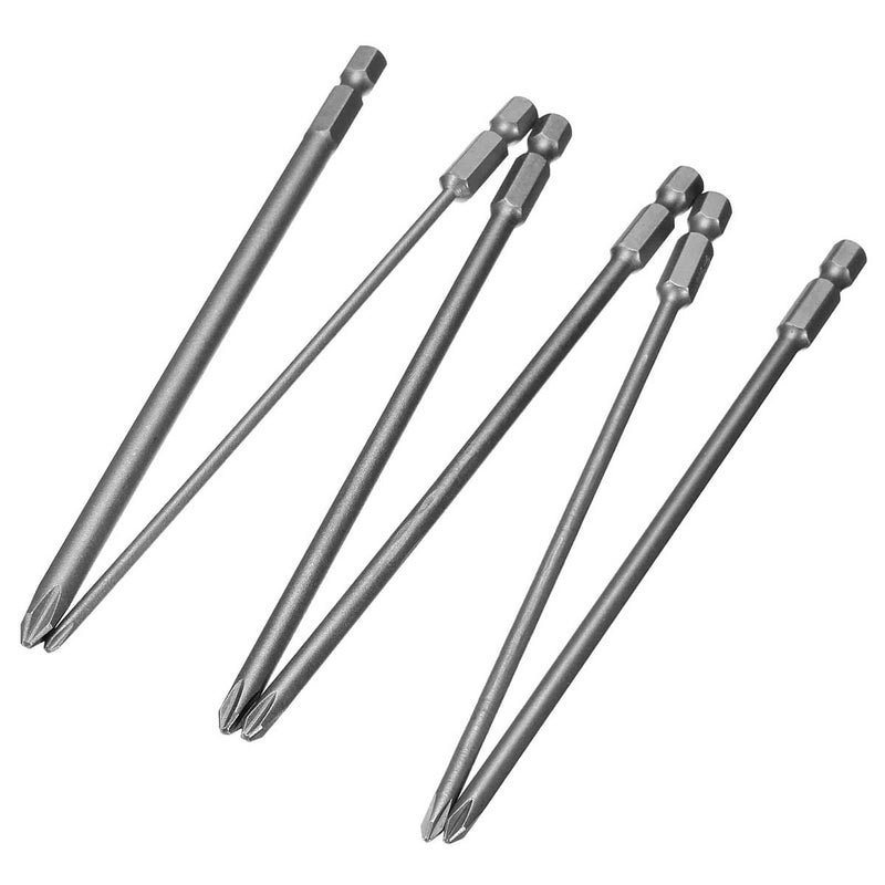 12pcs 150mm Long Screwdriver Bits 1/4 Inch Hex Shank Magnetic Cross Head Screwdriver Bit Set