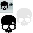 Skull Car Sticker Skeleton Demon Reflective Motorcycle Wind Shield Decal 14*14cm