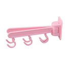 Honana BX-080 Foldable Wall Towel Hanger Hook Towel Rack Holder Clothes Hanging Space Save Rack