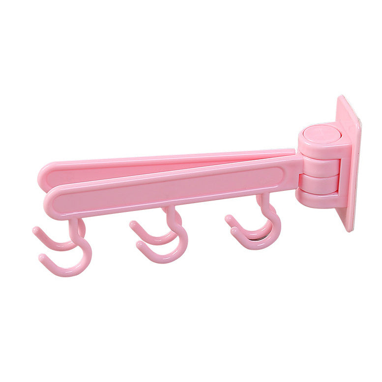 Honana BX-080 Foldable Wall Towel Hanger Hook Towel Rack Holder Clothes Hanging Space Save Rack