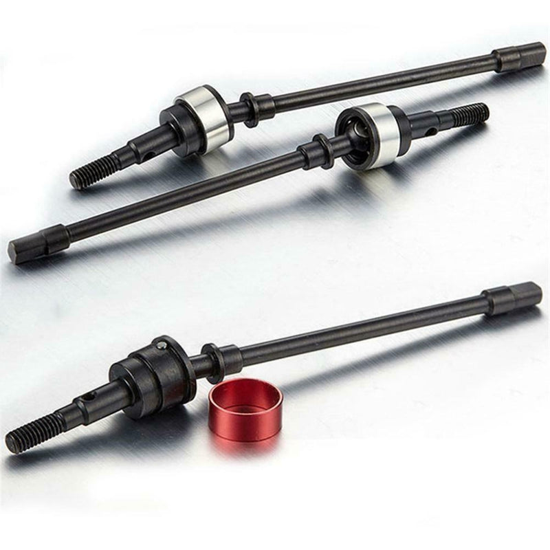1Pair Stainless Steel Cvd Drive Shaft Front Axle Rc Parts for Axial Scx10 C S8H2