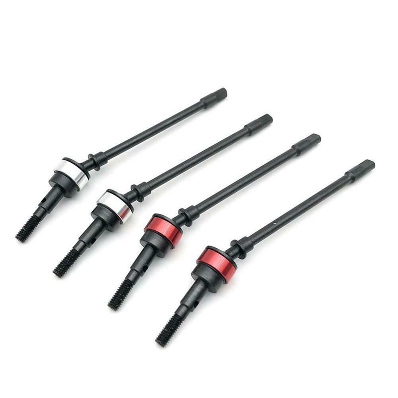 1Pair Stainless Steel Cvd Drive Shaft Front Axle Rc Parts for Axial Scx10 C S8H2
