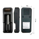 2X(Single Slot Led Screen Battery Charger Usb Smart Rechargeable for Aa/Aaa