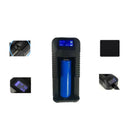 2X(Single Slot Led Screen Battery Charger Usb Smart Rechargeable for Aa/Aaa
